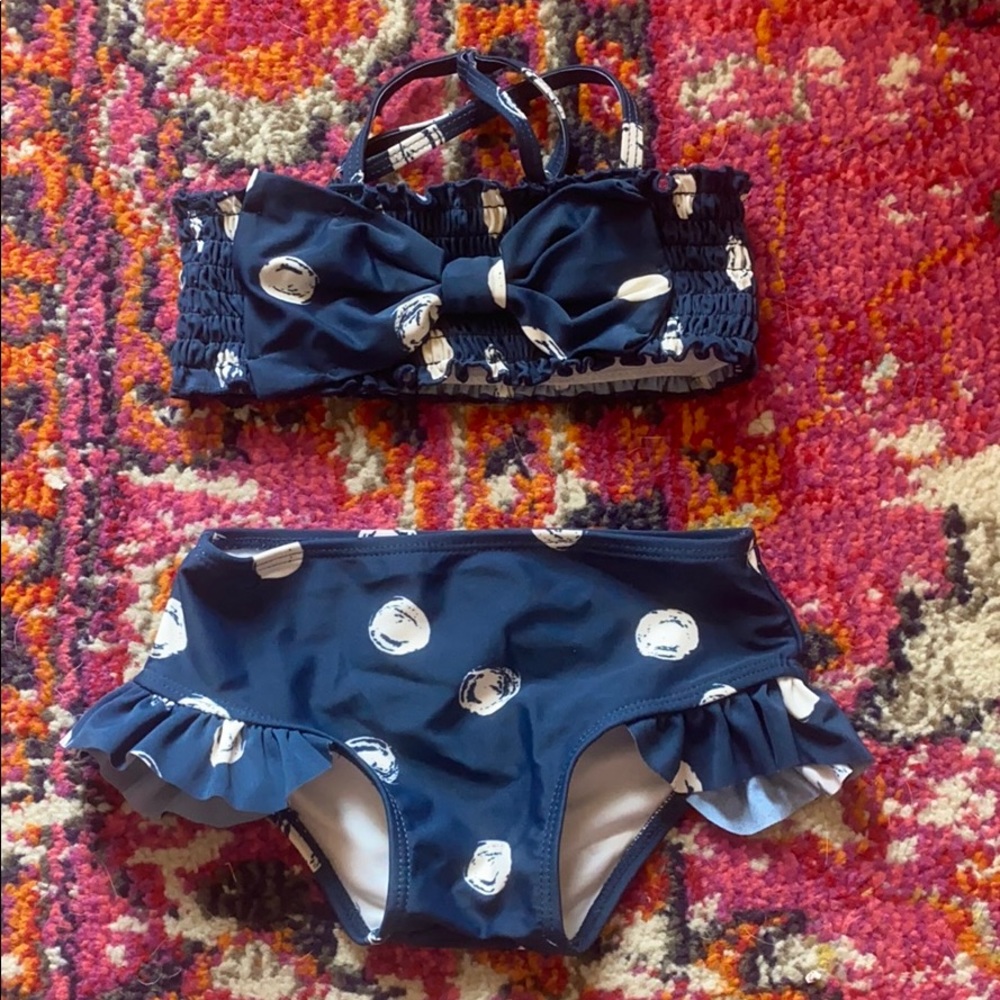 Jessica Simpson polka dot two piece